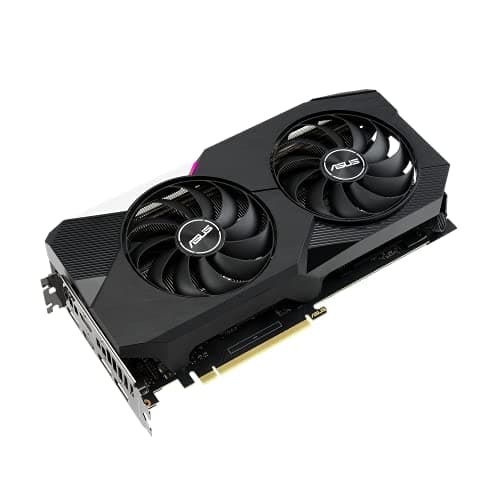 Asus DUAL OC V2 GeForce RTX 3060 Ti LHR 8GB GDDR6 Black / Silver image