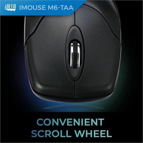 Adesso iMouse M6-TAA Wired Optical Mouse image