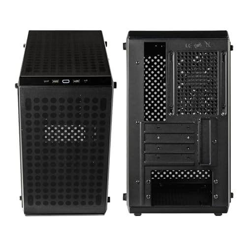 Cooler Master Q300L V2 MicroATX Mini Tower Black Tempered Glass Side Panel image