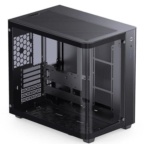 Jonsbo TK-3 ATX Mid Tower Black Tempered Glass Side Panel, USB 3.2 Gen 2 Type-C, USB 3.2 Gen 1 Type-A image