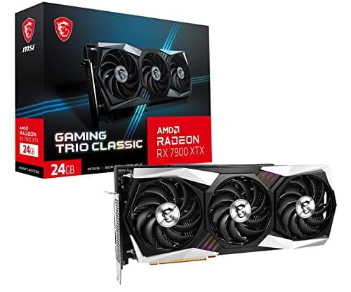 MSI GAMING TRIO CLASSIC Radeon RX 7900 XTX 24GB GDDR6 Black / Silver main image