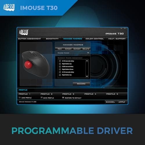 Adesso iMouse T30 Wireless Optical Mouse image