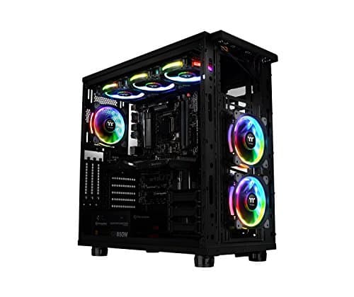 Thermaltake Riing Plus TT 120mm Black PWM Addressable RGB 3-Pack image
