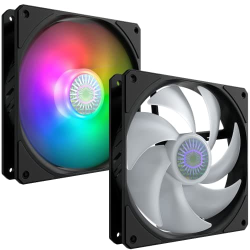 Cooler Master SickleFlow 120mm Black / White ARGB PWM 62 CFM 1-Pack image