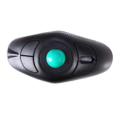 Wireless Ergonomic Handheld Trackball Mouse with Laser Pointer Left Handed Right Handed DPI Adjustable for Laptop Desktop PC Computer image