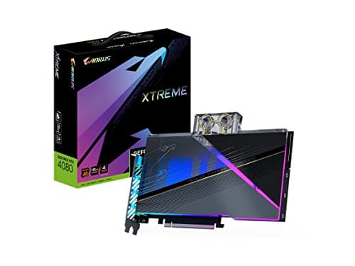 Gigabyte AORUS XTREME WATERFORCE GeForce RTX 4080 16GB GDDR6X Black main image
