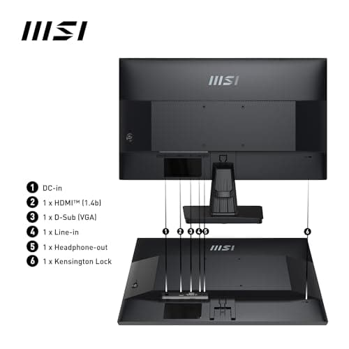 MSI Pro 24.5" 1080p 100Hz IPS Monitor image