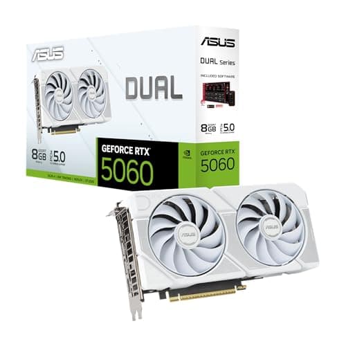 ASUS Dual GeForce RTX 5060 White 8GB GDDR7 image