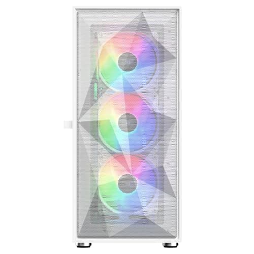SAMA 3509 ATX Mid Tower White Tempered Glass Side Panel image