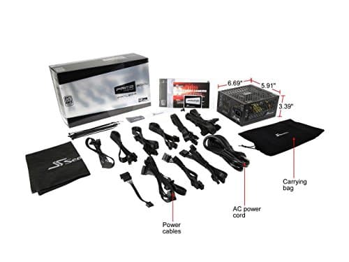 SeaSonic PRIME 600 Titanium Black Fanless ATX 600W 80+ Titanium Certified Fully Modular image