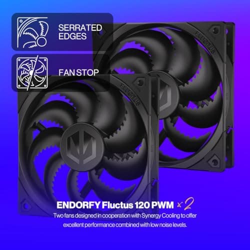 ENDORFY Fera 5 Dual Fan Air 155mm Black / Silver image