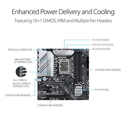 Asus Z690 PRIME Z690M-PLUS D4 DDR4 Micro ATX image