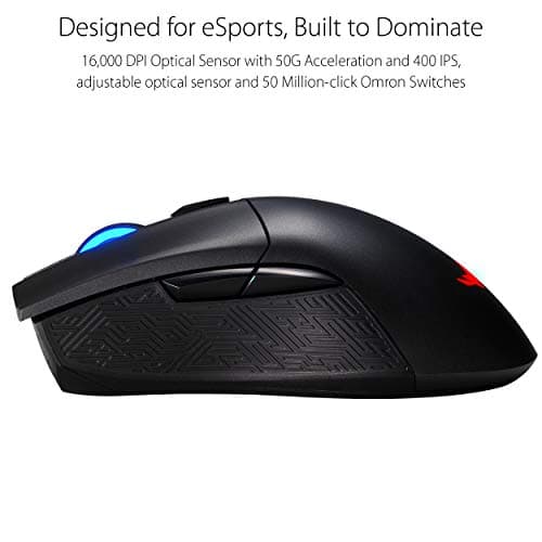 Asus P702 ROG GLADIUS II WIRELESS Wireless Optical Gaming Mouse image