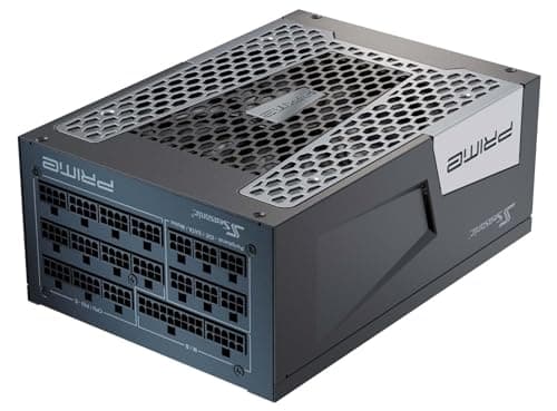 SeaSonic PRIME TX 1300 Black / Silver ATX 1300W Fully Modular 80+ Titanium Certified image
