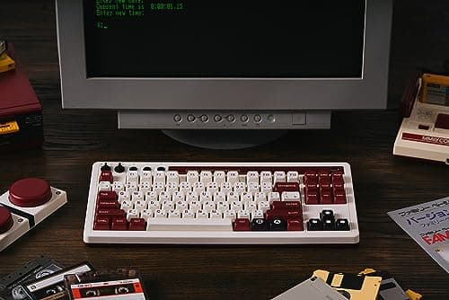 8BitDo Retro Fami Wired/Bluetooth/Wireless Mechanical Gaming Keyboard image