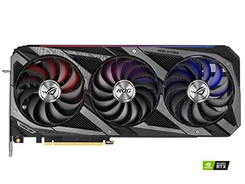 ASUS ROG Strix GeForce RTX 3080 V2 OC Edition 10GB GDDR6X PCI Express 4.0 x16 Video Card ROG-STRIX-RTX3080-O10G-V2-GAMING (LHR) image