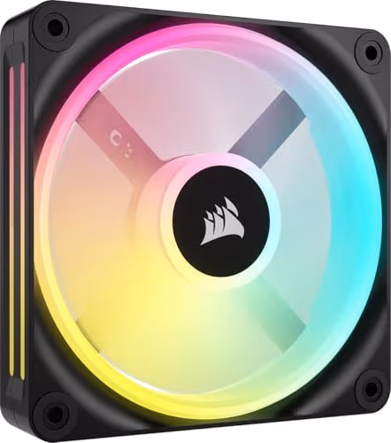 Corsair iCUE LINK QX120 RGB 120mm RGB PWM Black main image