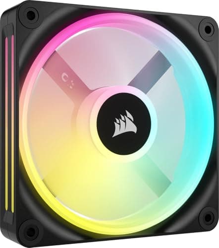 Corsair iCUE LINK QX120 RGB 120mm RGB PWM Black image