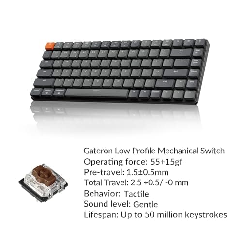 Keychron K3 V2 Ultra-slim RGB Wired/Wired/Bluetooth Standard Keyboard image