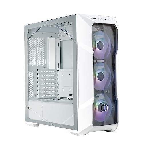 Cooler Master MasterBox TD500 Mesh V2 ATX Mid Tower White Tempered Glass Side Panel image