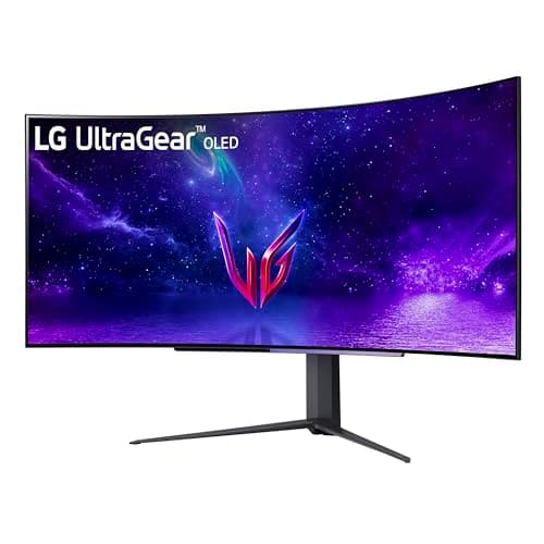 LG 45GR95QE-B 44.5" 3440x1440 240Hz Curved Monitor image