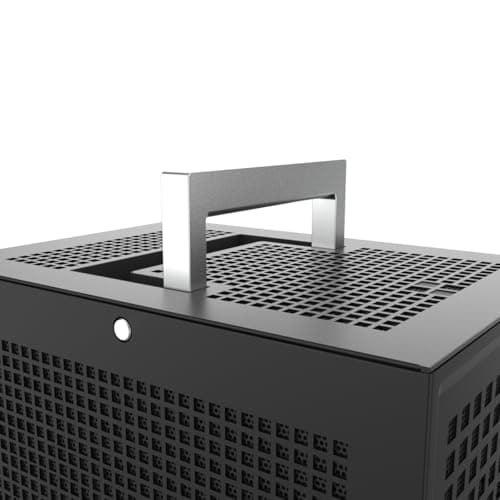 HYTE REVOLT 3 Mini-ITX Tower Black Mesh Side Panel, USB 3.2 Gen 2 Type-C, USB 3.2 Gen 1 Type-A image