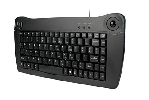 Adesso ACK-5010PB Wired Mini With Trackball Keyboard image