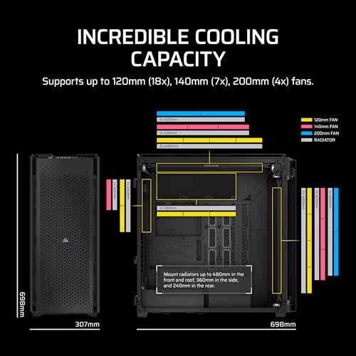 Corsair 9000D ATX Full Tower RGB AIRFLOW image