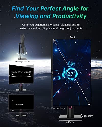 KTC H27T22 27" 1440p 165Hz IPS Monitor image