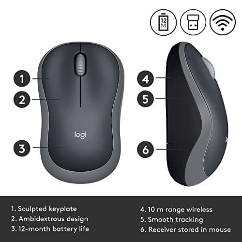 Logitech M185 Wireless Laser Mouse image