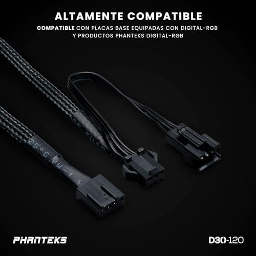 Phanteks D30-120 120mm Black PWM ARGB 3-Pack image