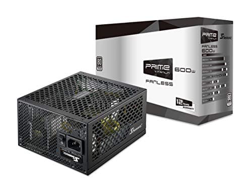 SeaSonic PRIME 600 Titanium Black Fanless ATX 600W 80+ Titanium Certified Fully Modular main image