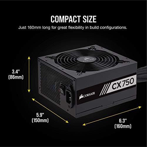 Corsair CX750 (2017) 750W Non-Modular 80+ Bronze image