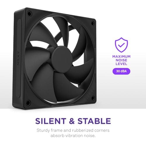 NZXT F140P 140mm Black PWM (2024) 93.2 CFM image