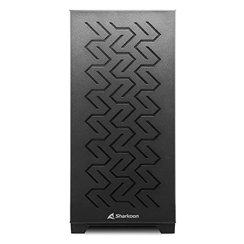 SHARKOON MS-Z1000 Micro ATX Mid-Tower Black Tempered Glass Side Panel image