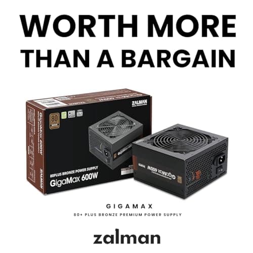 Zalman ZM-600-GT ATX 600W Semi-Modular 80+ Bronze Certified image