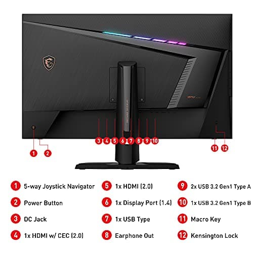 MSI Optix MPG321QRF-QD 32" 1440p 175Hz IPS Monitor image