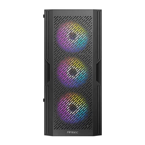 Antec AX20 ATX Mid Tower Black with Tempered Glass Side Panel and USB 3.2 Gen 1 Type-A, USB 2.0 Type-A image