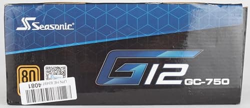 SeaSonic G12 GC Black / Blue 750W Non-Modular 80+ Gold image