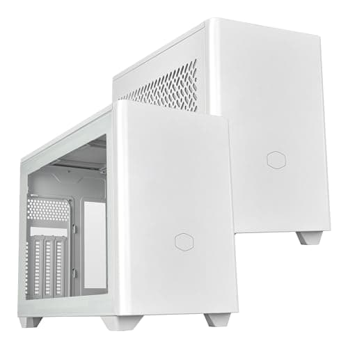 Cooler Master MasterBox NR200P V2 Mini-ITX Desktop White with Mesh Side Panel and USB 3.2 Gen 2x2 Type-C / USB 3.2 Gen 1 Type-A image
