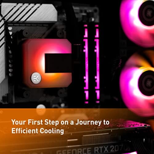 EK AIO Water 120mm D-RGB 66.04 CFM Black image