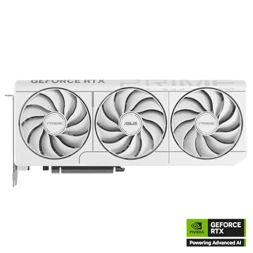 Asus PRIME OC GeForce RTX 5070 12GB GDDR7 White / Silver image