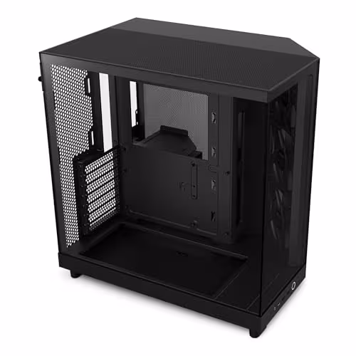NZXT H6 Flow ATX Mid Tower Black with Tempered Glass Side Panel main image