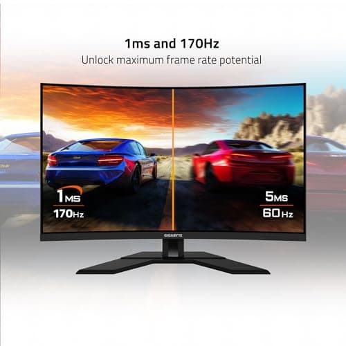 Gigabyte M32QC-SA 31.5" 1440p 170Hz VA Curved Monitor image