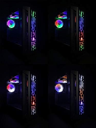 Apevia Matrix ATX Mid Tower Black with Tempered Glass Side Panel and USB 3.2 Gen 1 Type-A USB 2.0 Type-A image