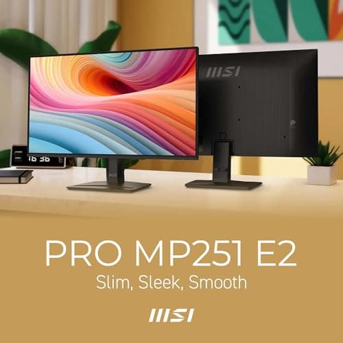 MSI PRO MP251 E2 24.5" 1080p 120Hz IPS Monitor image
