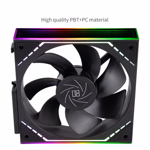 Thermalright TL-M12QR 120mm Black PWM Addressable RGB 47.6 CFM image