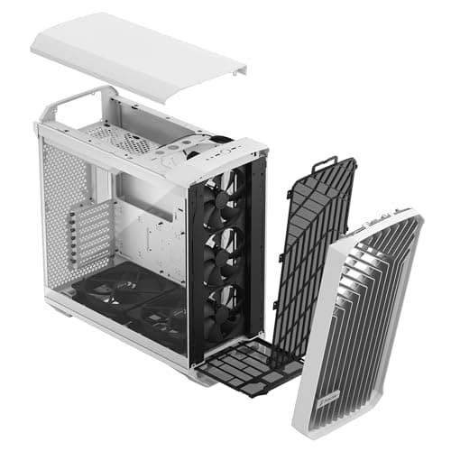 Fractal Design Torrent EATX Mid Tower White RGB Tempered Glass image