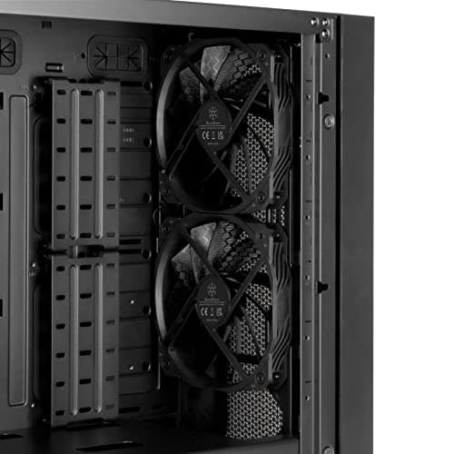 Silverstone SETA H1 ATX Mid Tower Black Tempered Glass Side Panel image