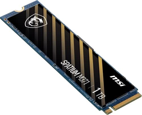 MSI SPATIUM M371 1TB SSD M.2-2280 PCIe 3.0 NVMe image